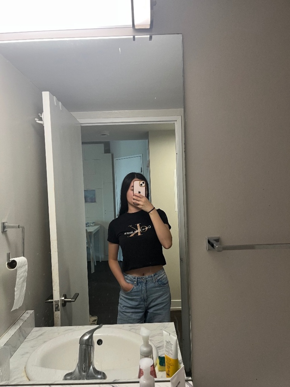 Calvin Klein T-Shirt, Black, XS